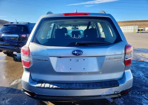 2016 Subaru Forester 2.5I z USA, uszkodzony, nr VIN JF2SJABC1GH501429